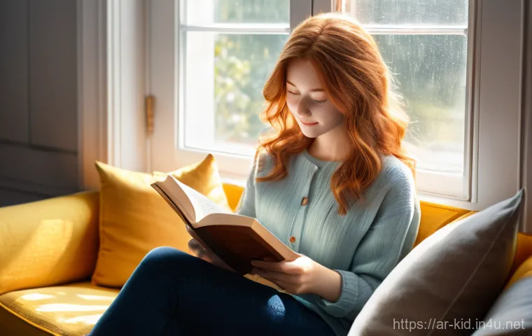 동물과의 교감 교육 - **Prompt:** A cozy, indoor scene featuring a young adult woman (fully clothed in comfortable casual ...